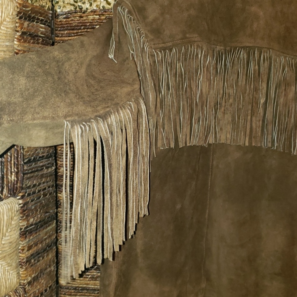 Free People Western Fringe Suede Jacket - Picture 6 of 7